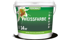 Акрилова водно-дисперсійна інтер’єрна фарба FEROMAL 25 WEISSFARBE