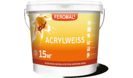 Білосніжна інтер’єрна акрилова фарба FEROMAL 30 ACRYLWEISS 